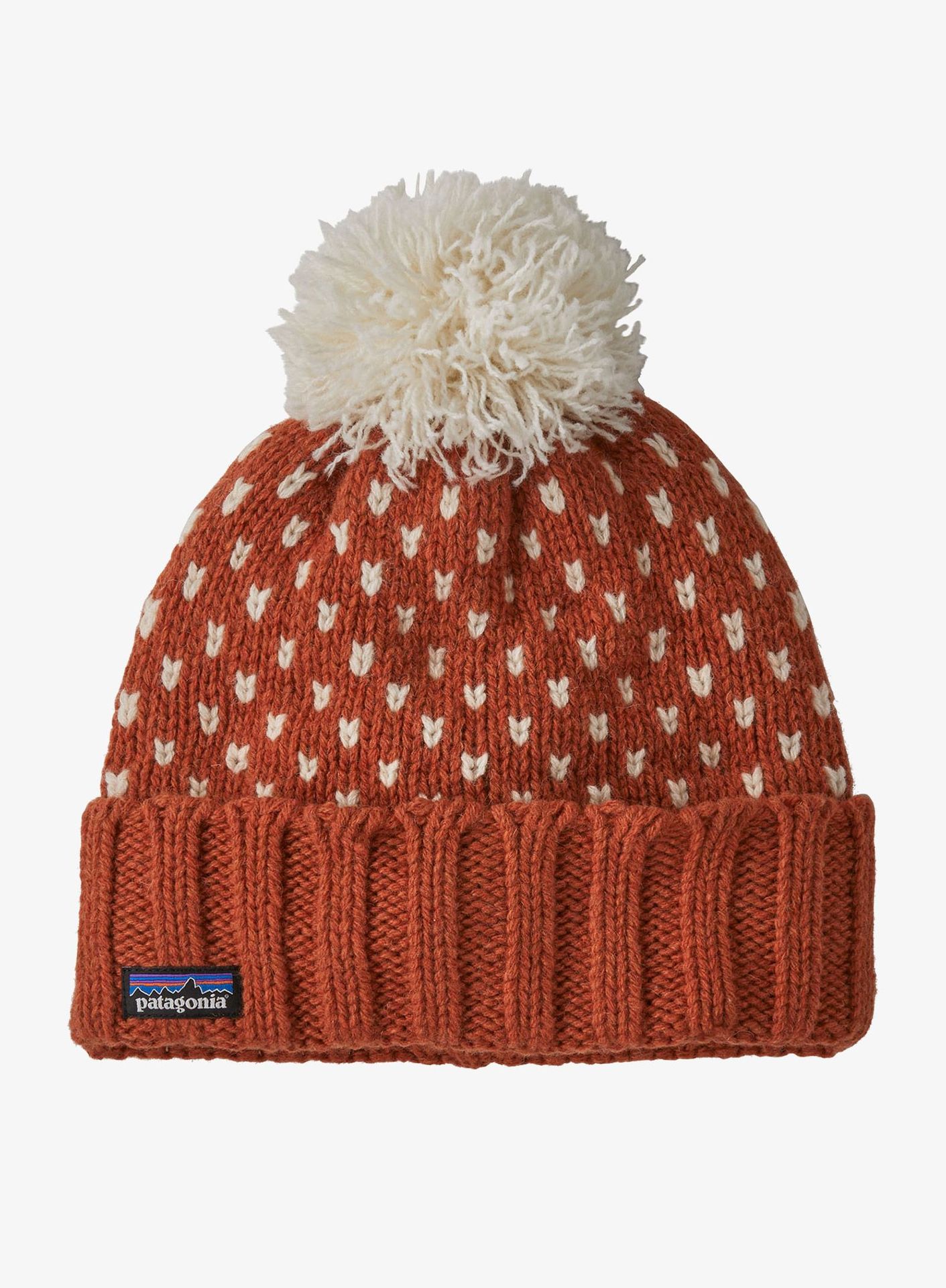 Czapka zimowa Patagonia Snowbelle Beanie - offset dot/burnished red