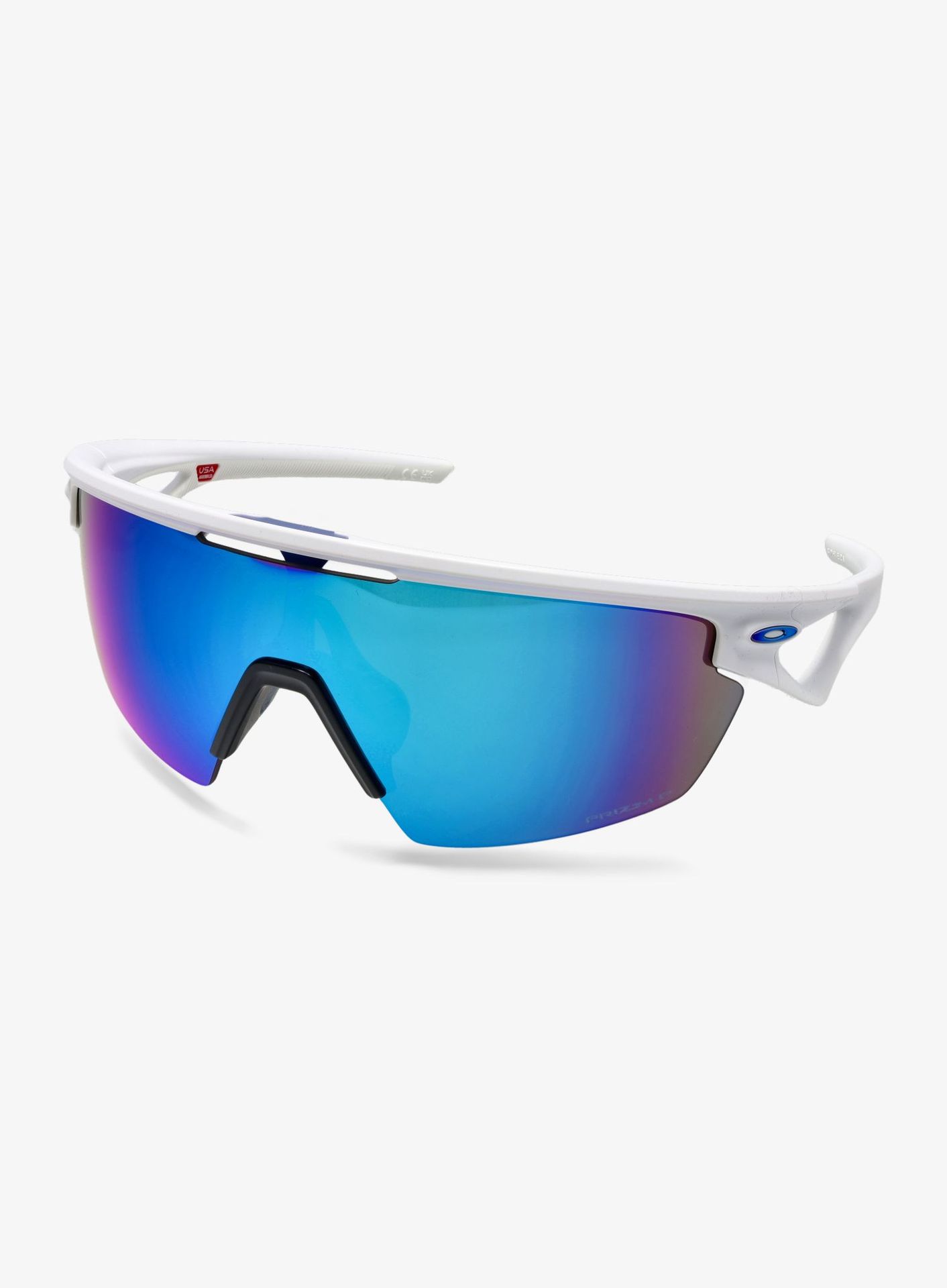 Okulary rowerowe Oakley Sphaera - matte white/prizm sapphire pol