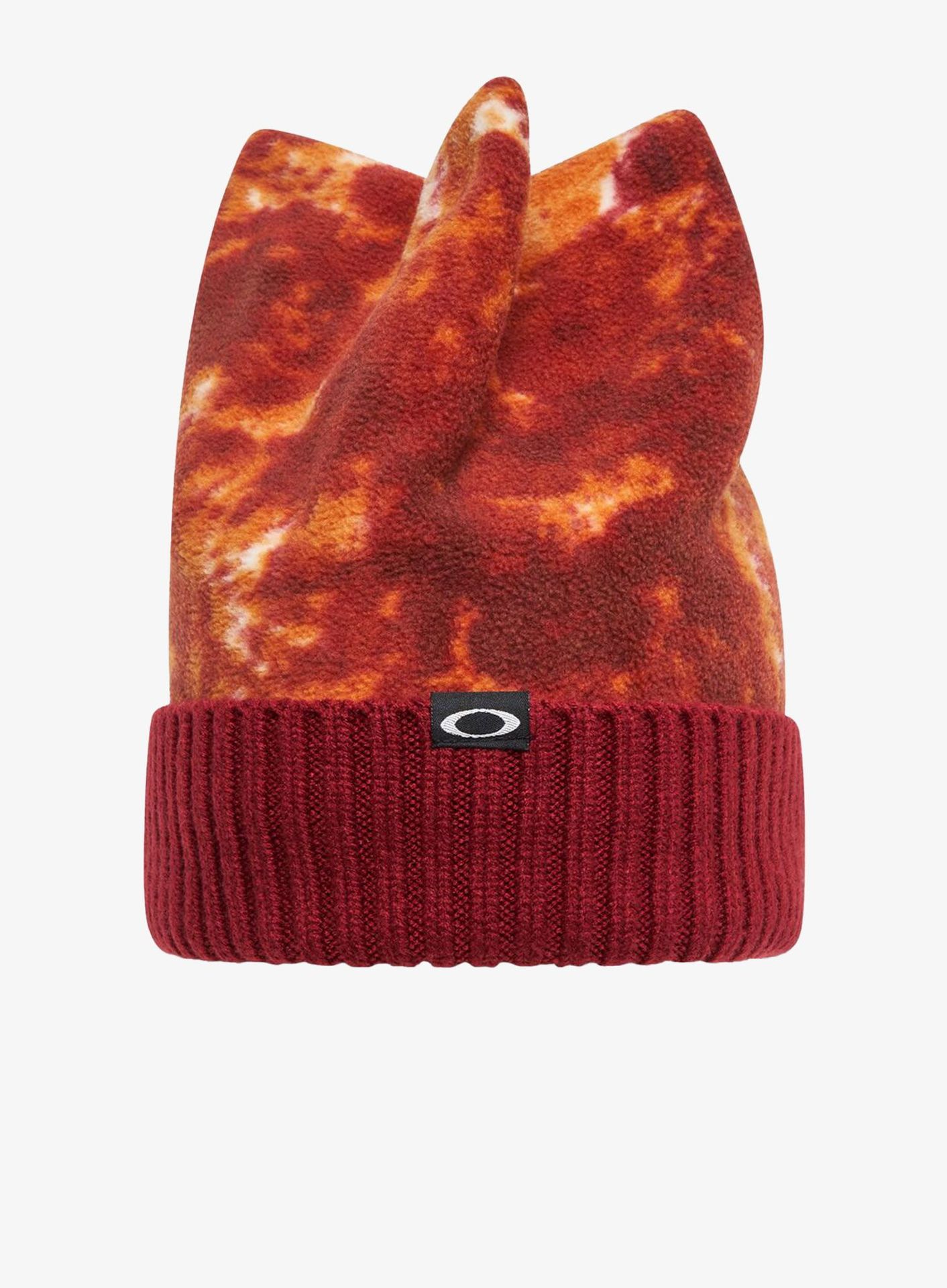 Czapka zimowa Oakley Ellipse Crown Beanie - oxidation print red