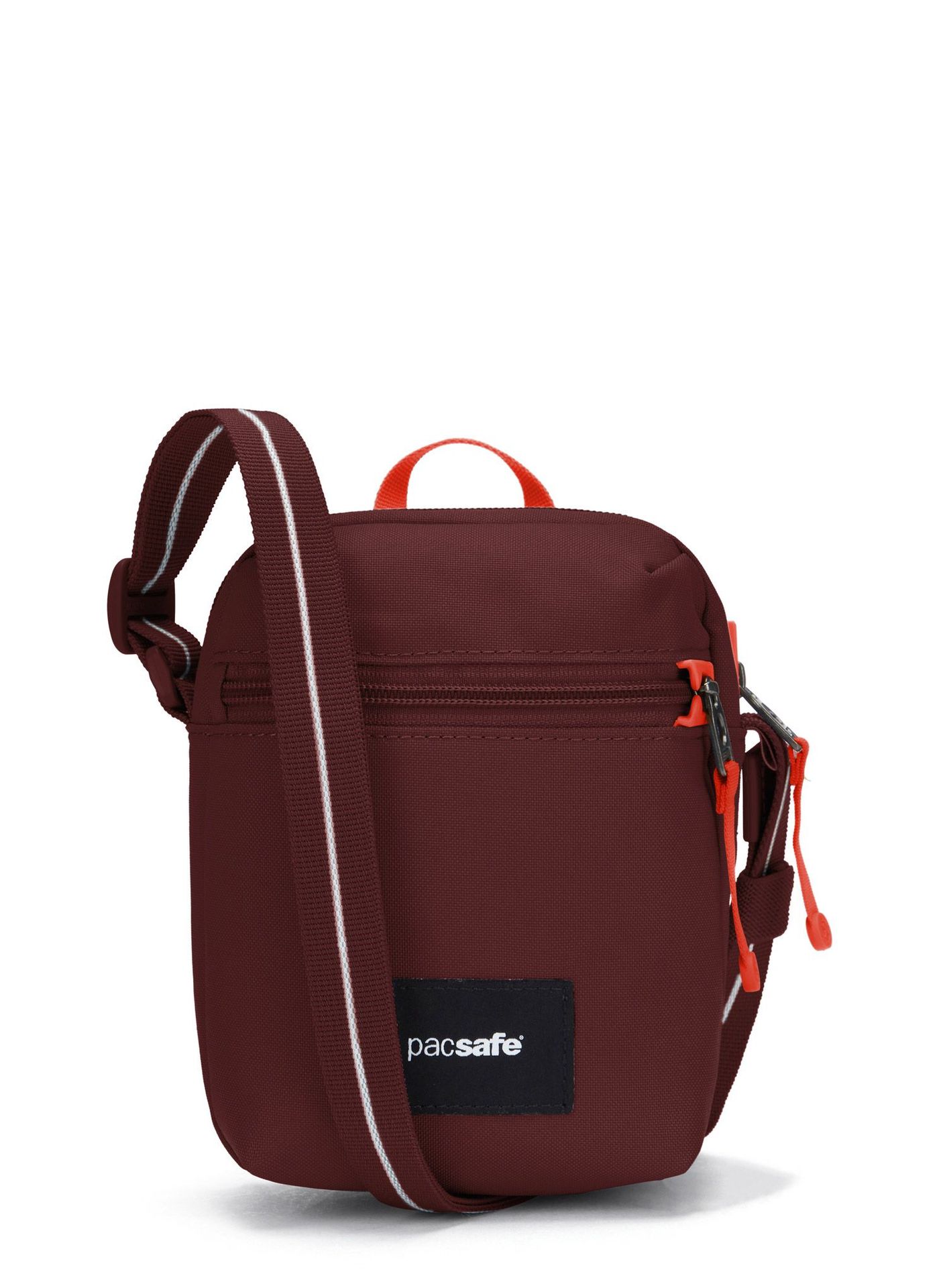 Saszetka Pacsafe Go Micro Crossbody - garnet red