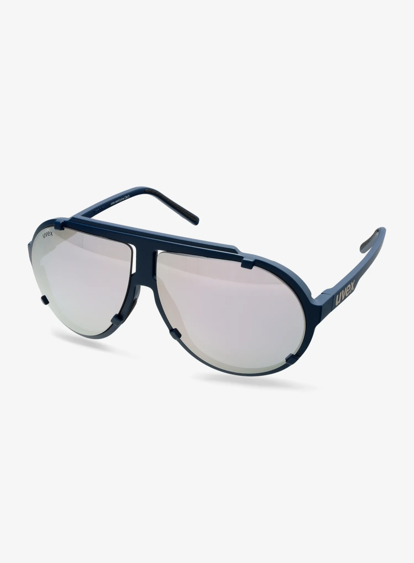 Okulary przeciwsłoneczne Uvex Esntl Pina - blue matt/mirror silver
