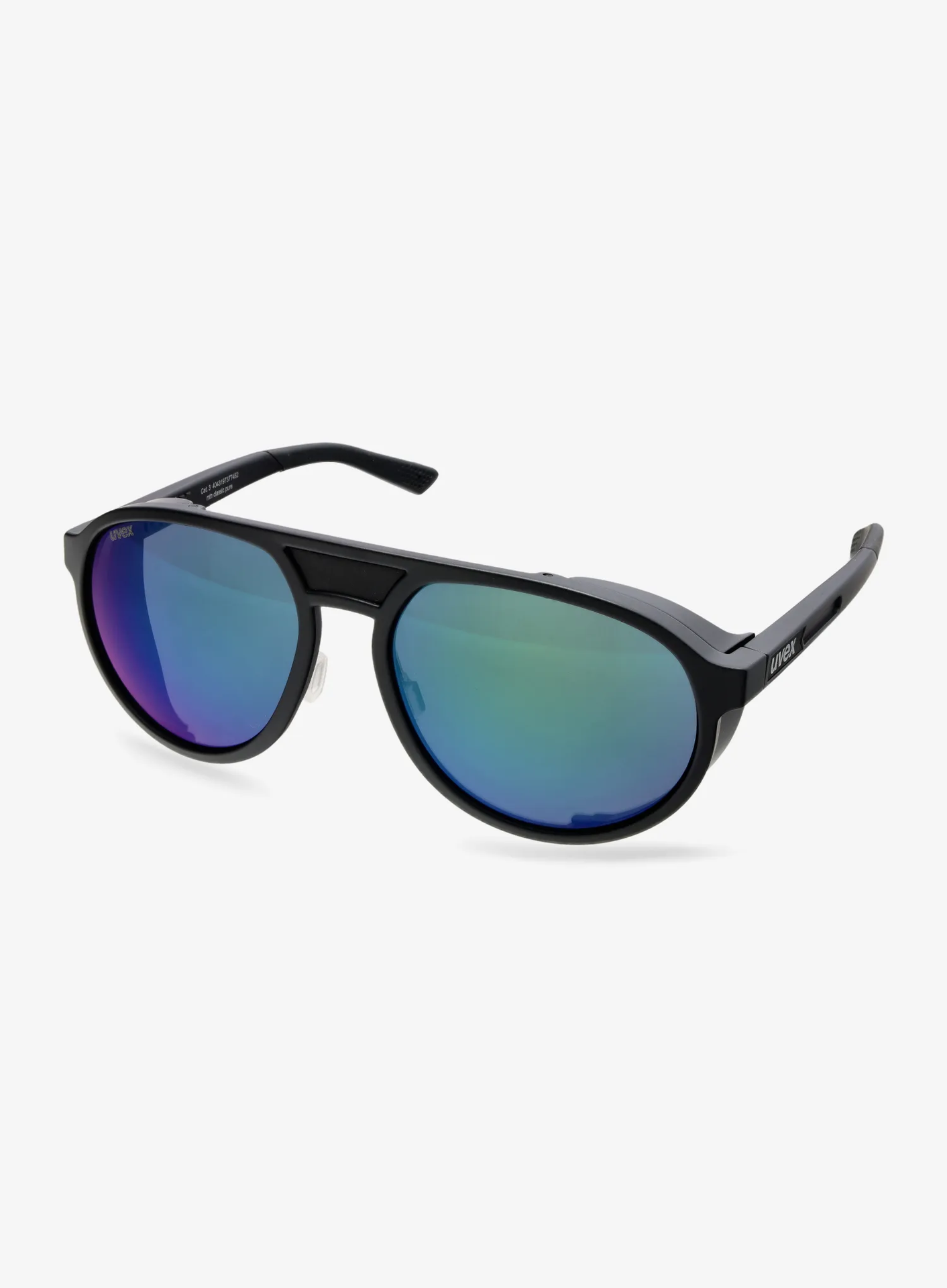 Okulary przeciwsłoneczne Uvex MTN Classic Pure - black/mirror green/supravision