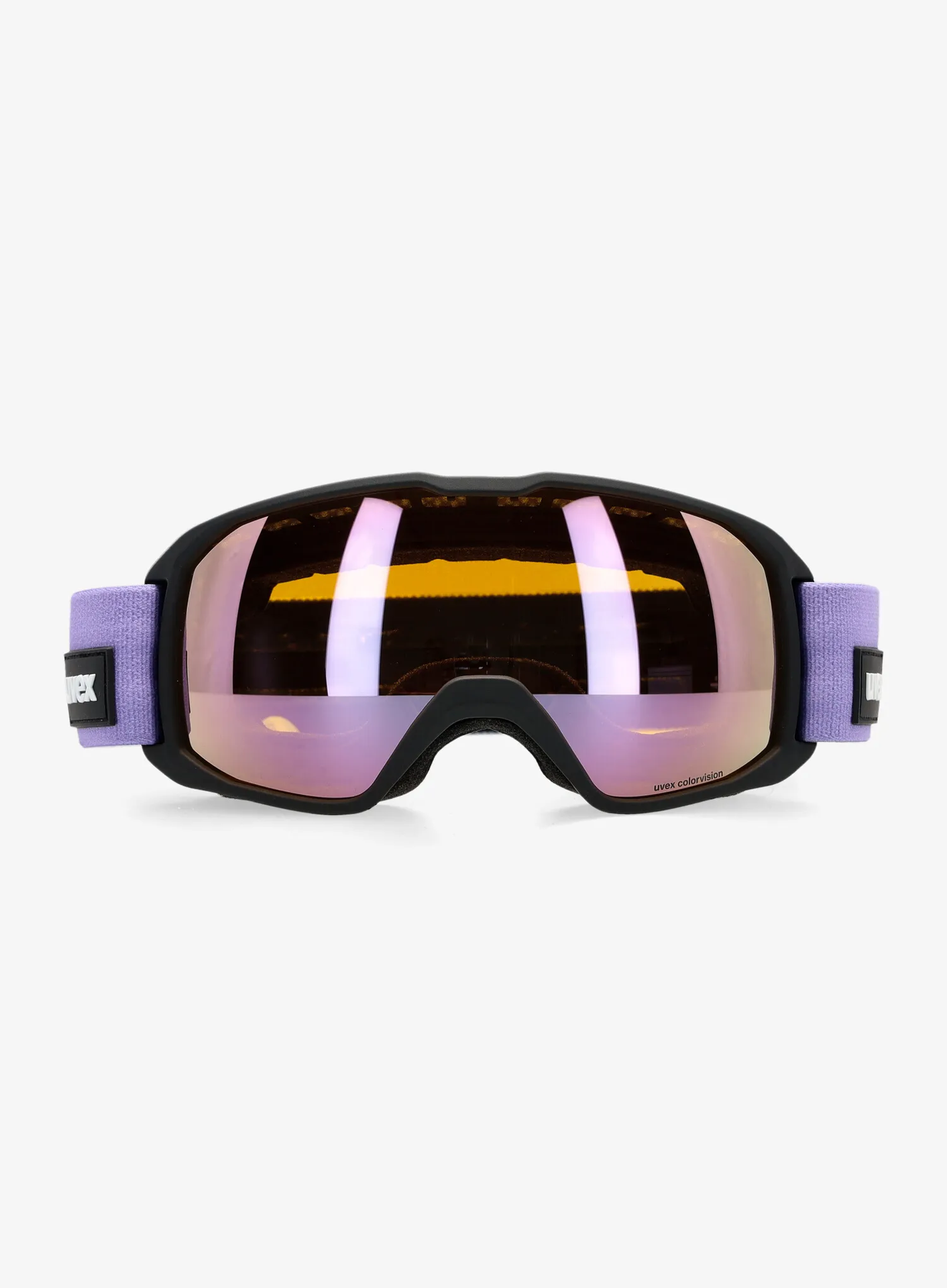 Gogle narciarskie Uvex Xcitd CV - black/lavender/colorvis/yellow