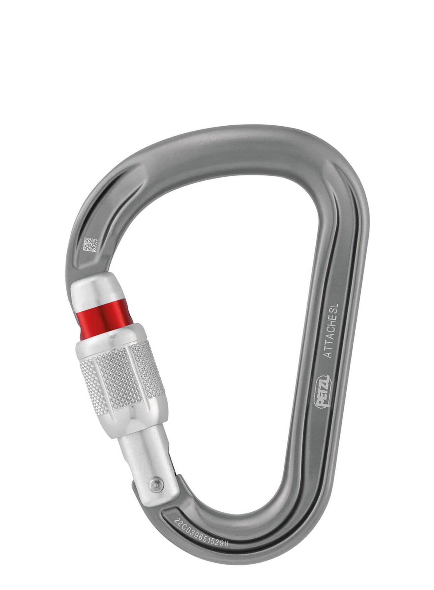 Karabinek Petzl Attache Screw-Lock - gray