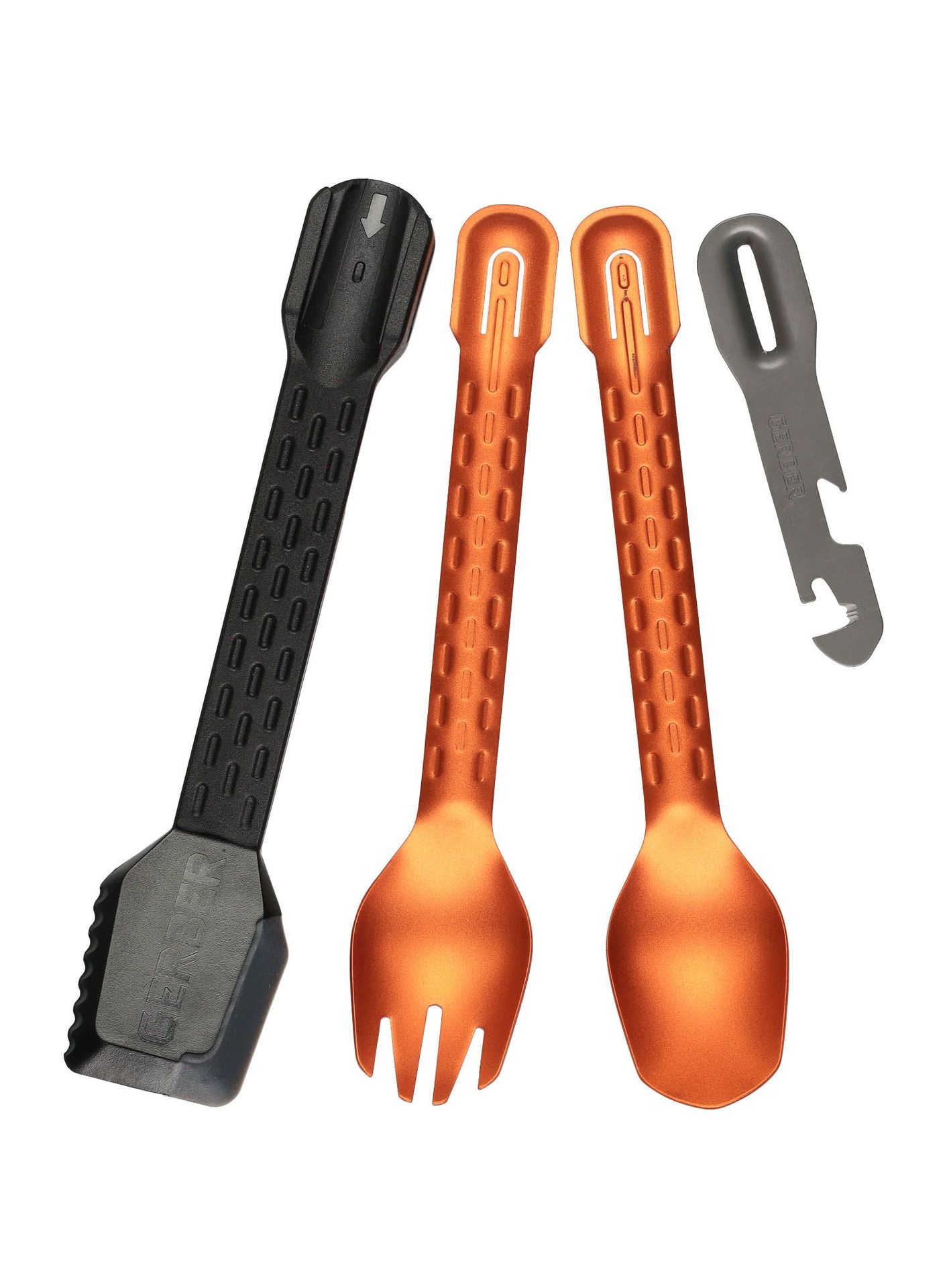 Sztućce turystyczne Gerber Compleat Utensil - burnt orange