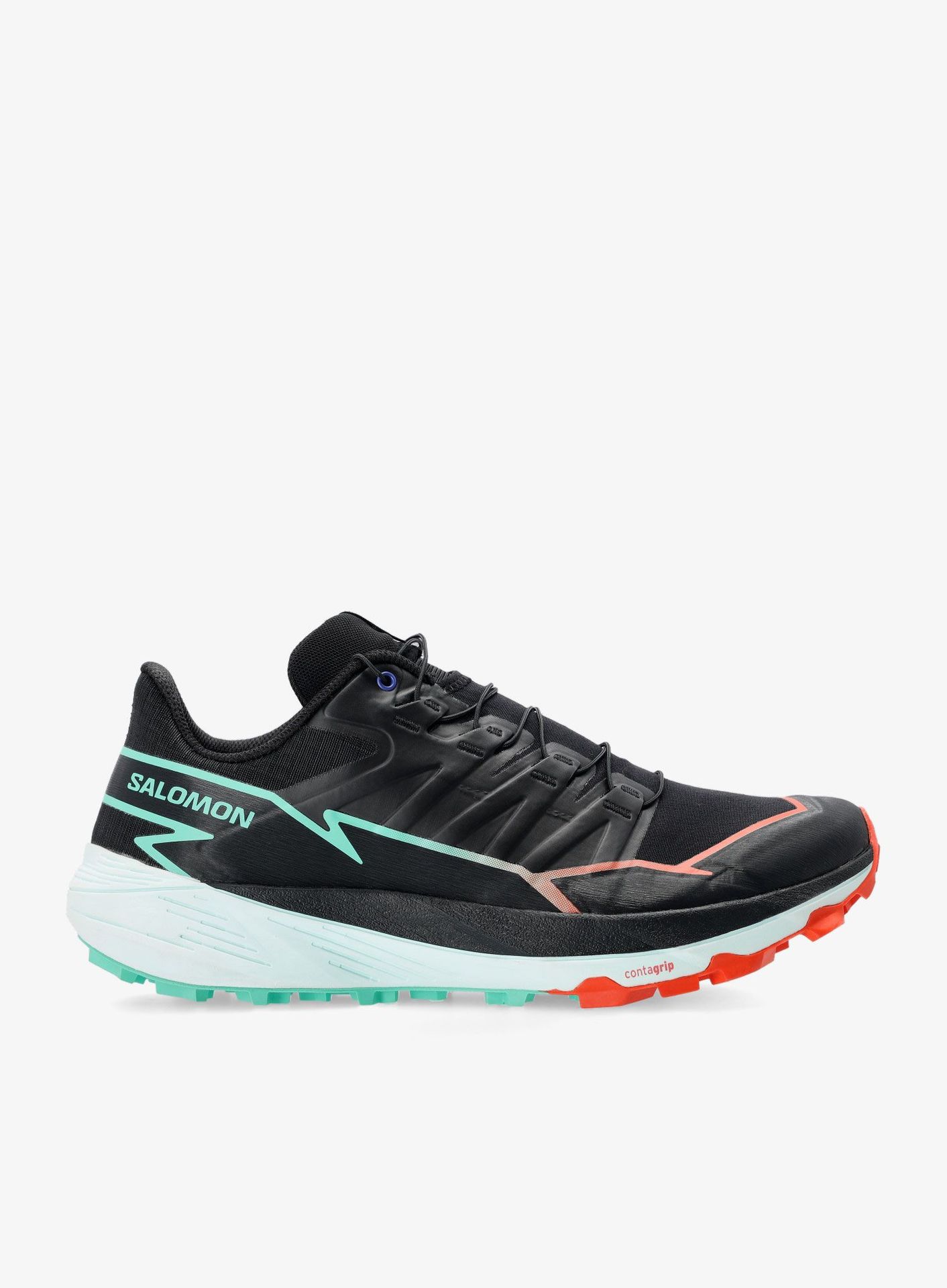 Buty trailowe Salomon Thundercross - black/cherry/green