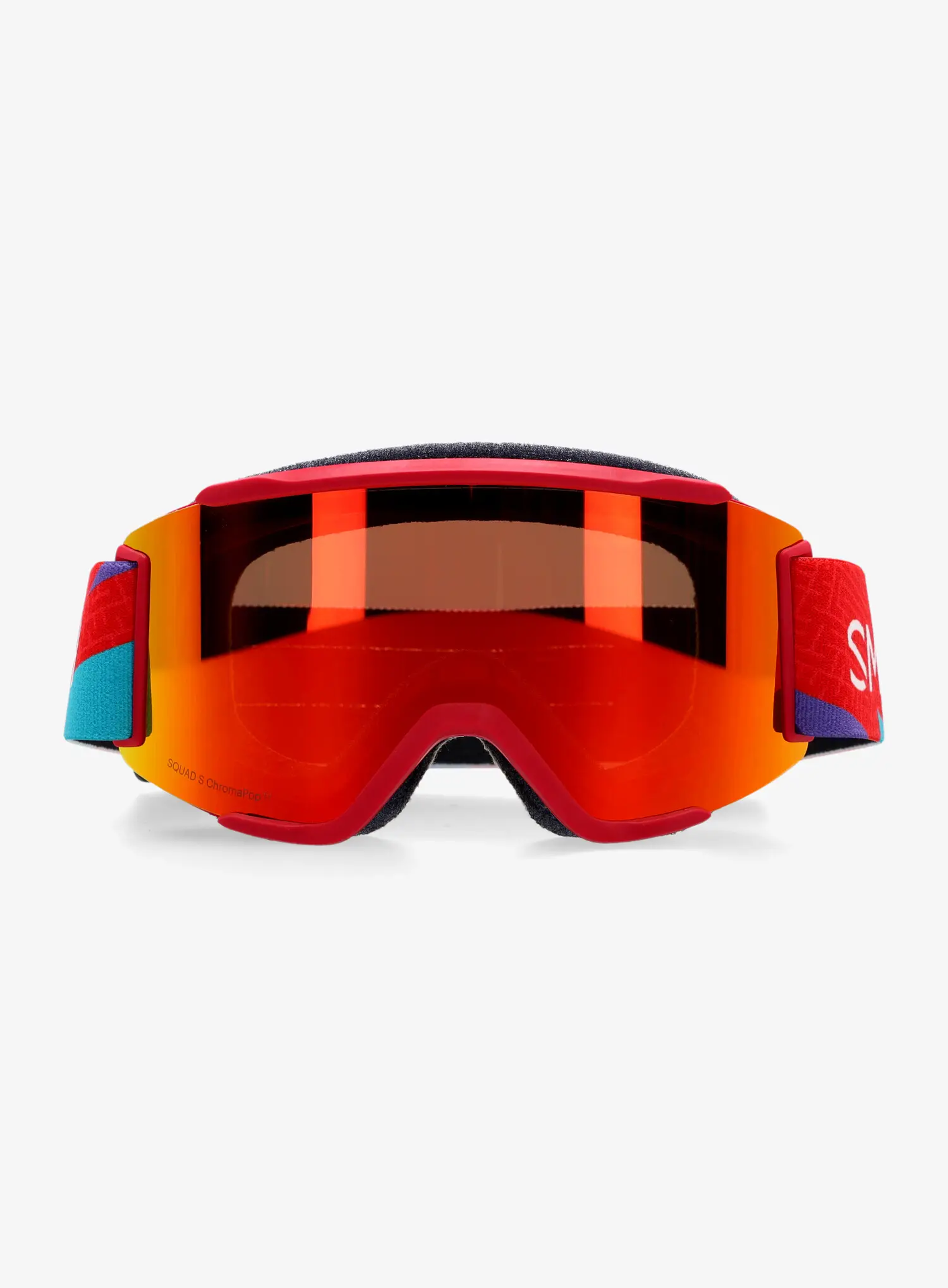Gogle narciarskie Smith Squad S - crimson a-maze-zing