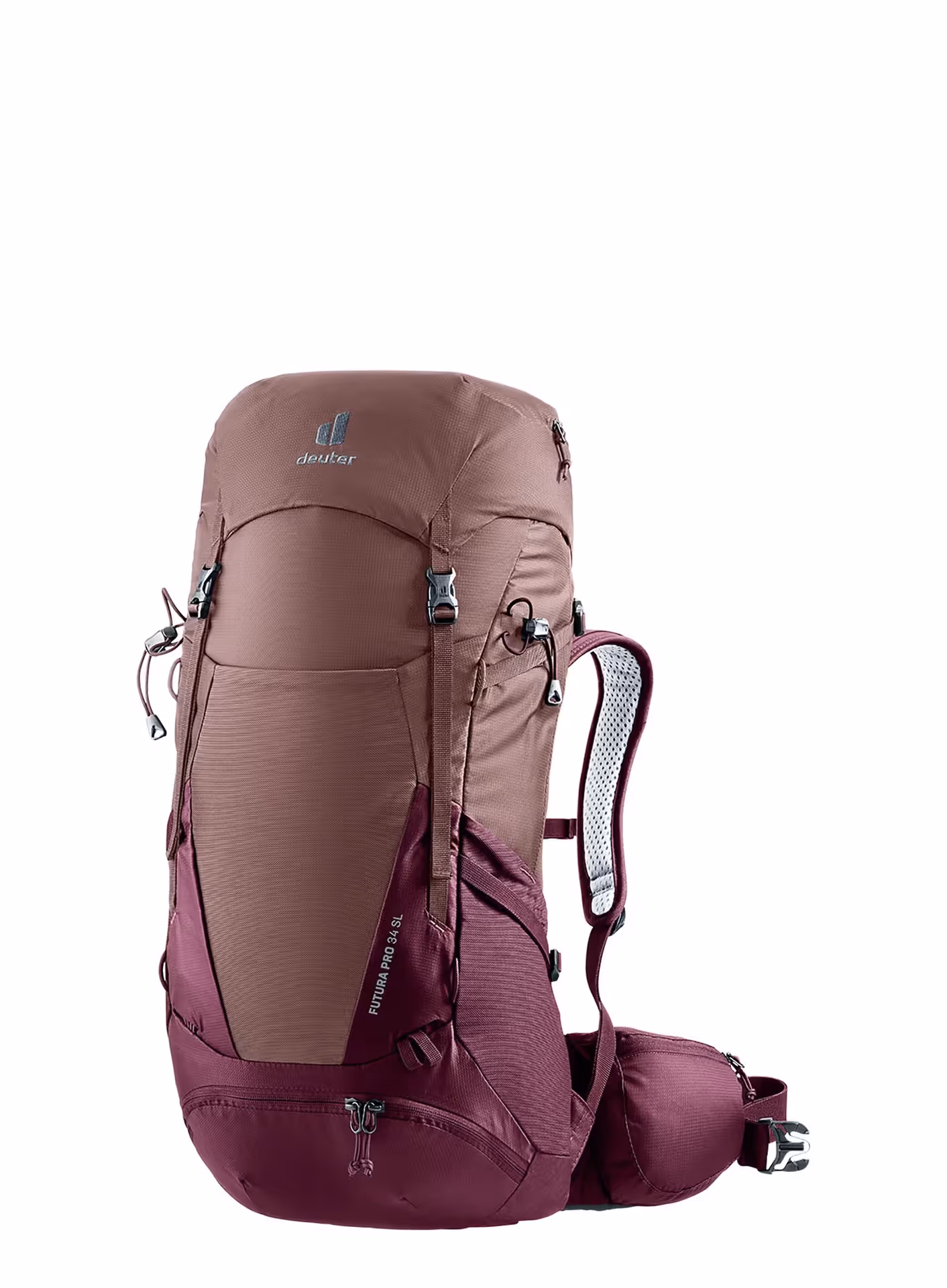 Plecak turystyczny damski Deuter Futura Pro 34 SL - ashrose/cassis