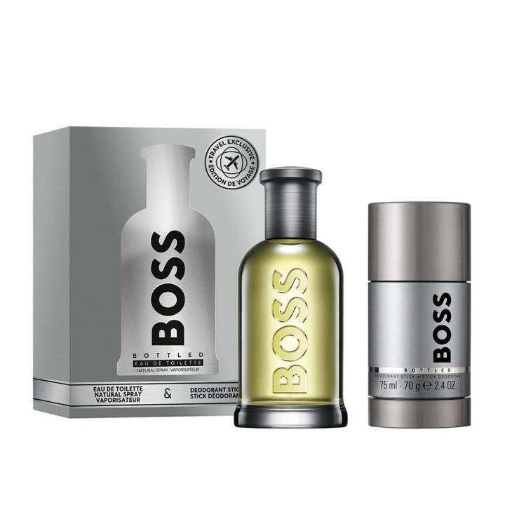 SET HUGO BOSS Bottled EDT spray 100ml + DEO STICK 75ml