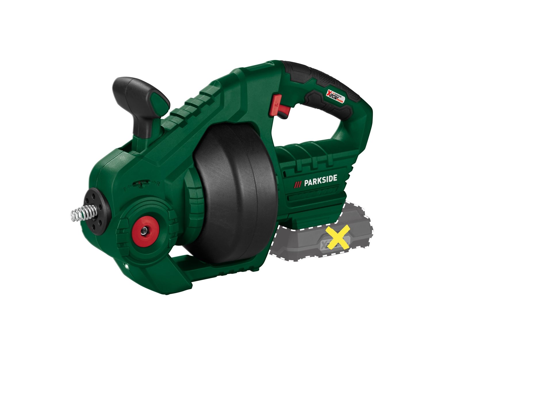 PARKSIDE® Akumulatorowa spirala do czyszczenia rur 20 V, PARRW 20-Li A1 (bez akumulatora i ładowarki)