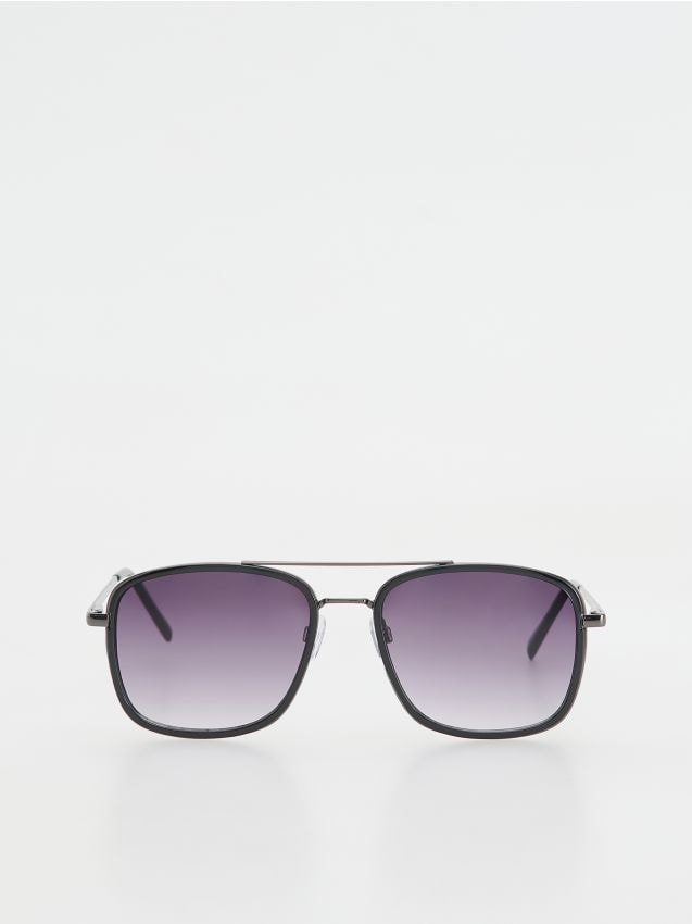 Reserved - Okulary przeciwsłoneczne AVIATOR - czarny