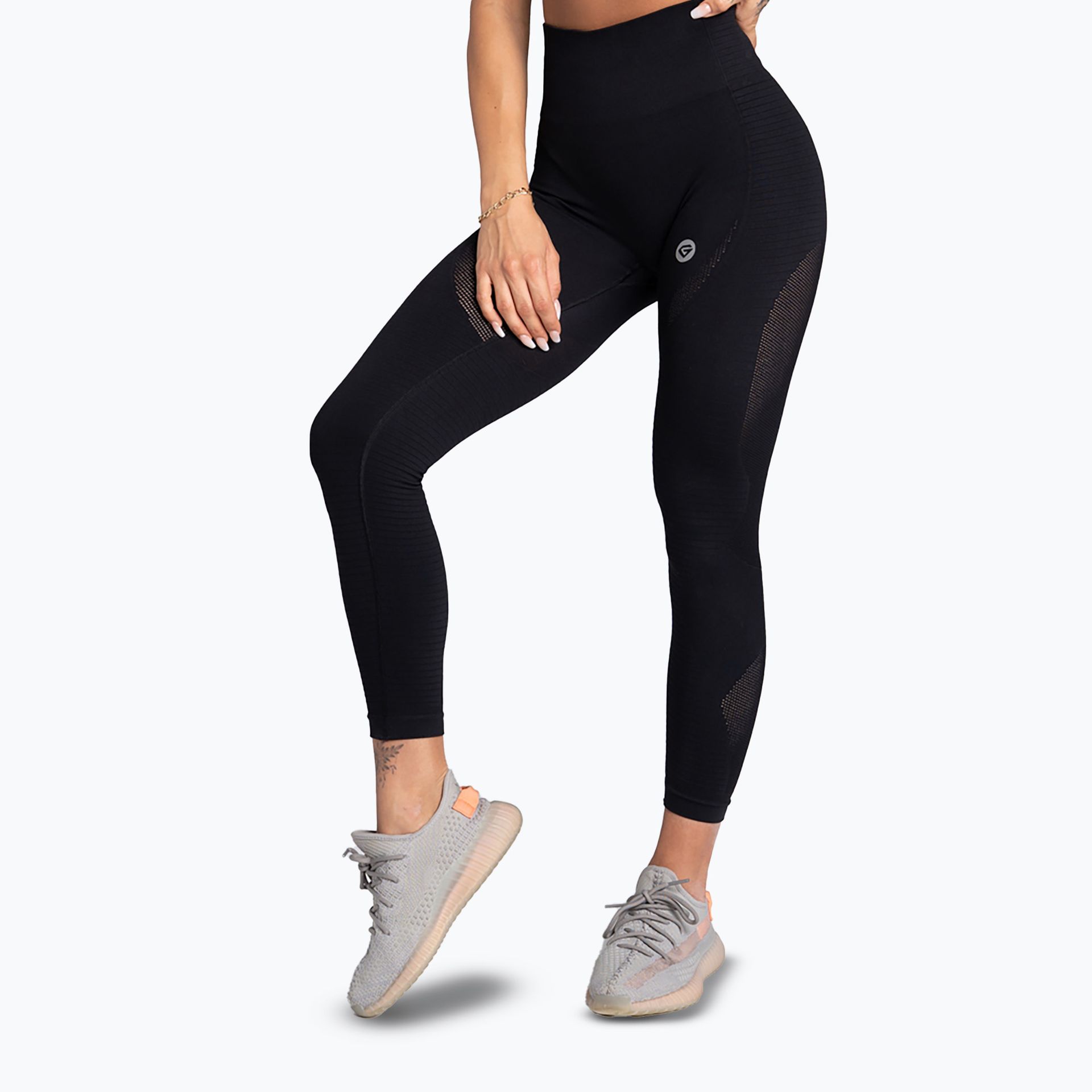 Biustonosz treningowy Gym Glamour bezszwowy black WYSYŁKA W 24H 30 DNI NA ZWROT