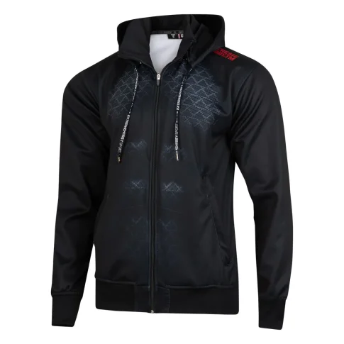 Extreme Hobby Bluza Dresowa Z Kapturem Rozpinana Black Armour