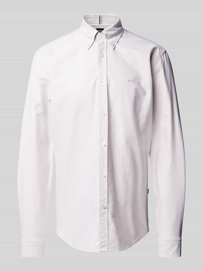 Koszula biznesowa o kroju regular fit z kołnierzykiem typu button down model ‘Roan’
