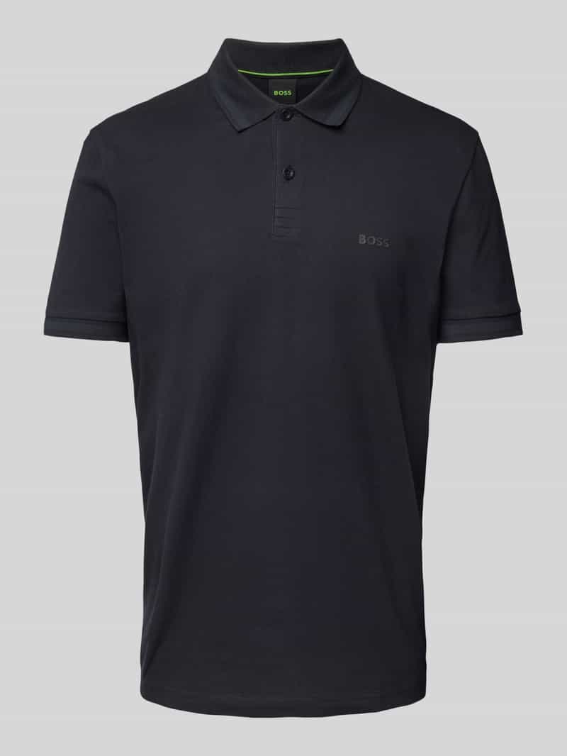 Koszulka polo z detalem z logo