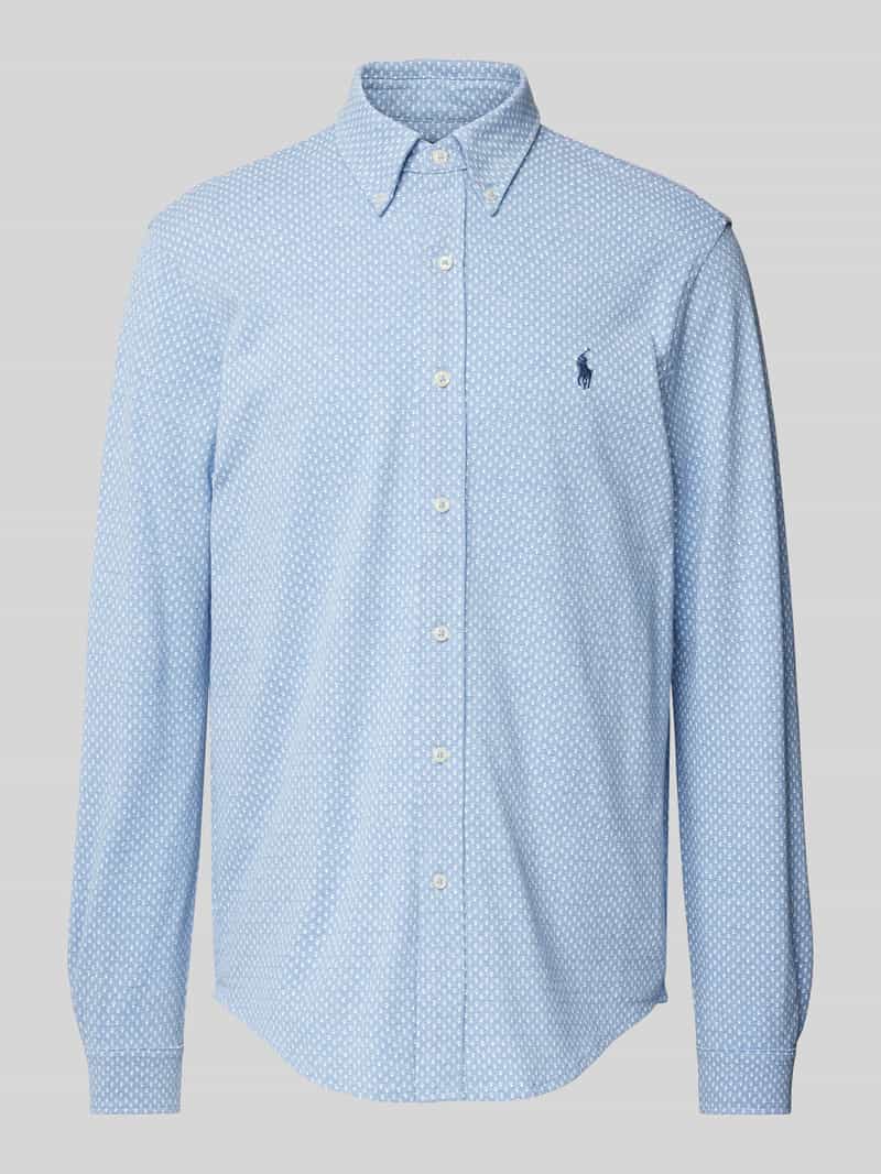 Koszula casualowa o kroju regular fit z kołnierzykiem typu button down