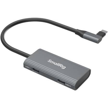 Smallrig 4598 Hub Usb-C 4 W 1 Pd/Usb-C 3.1/Usb-C 2.0 Z Adapterem Audio