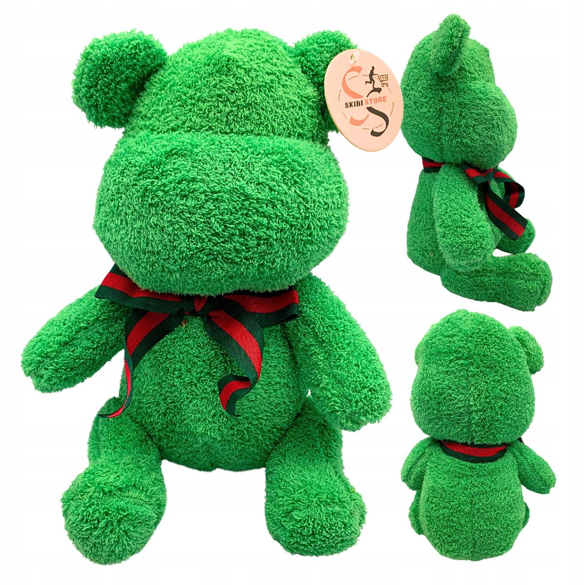 Maskotka Miś Pluszowy Na Walentynki Misio Z Kokardą Na Prezent 30 cm