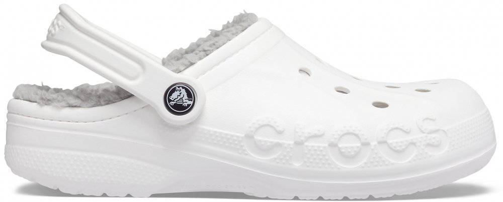 CROCS BAYA LINED CLOG 205969 M10 I EU 43-44 I W12 WHITELIGHT GREY