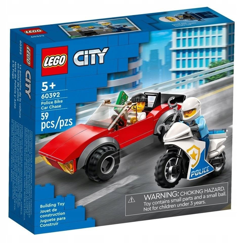 LegoR City 60392 Motocykl Policyjny - Pościg...