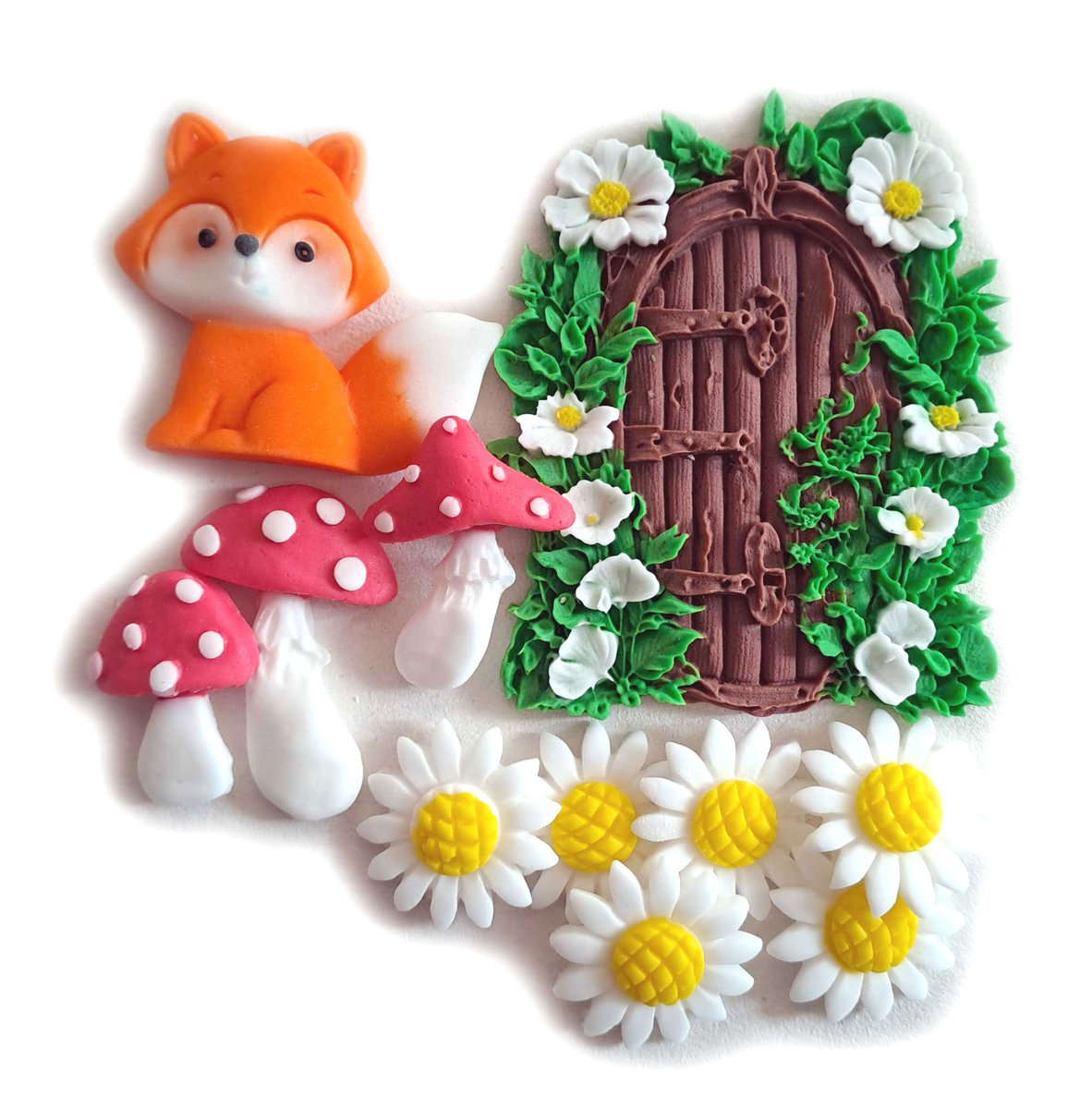 Zestaw na tort Tajemniczy Ogród + dodatki