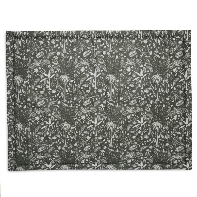 Jollein mata niemowlÄ™ca do zabawy wodoodporna 95x75 cm DĹĽungla BOTANICAL Leaf Green