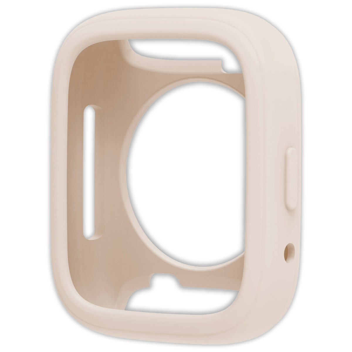 Etui silikonowe Vanfone do Xiaomi Redmi Watch 3 Active, kremowy