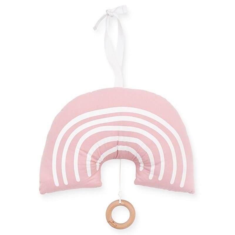 Jollein pozytywka do usypiania noworodka TÄ™cza RAINBOW Blush Pink