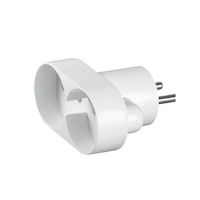 Rozgałęźnik 2 gniazda okrągłe b/u