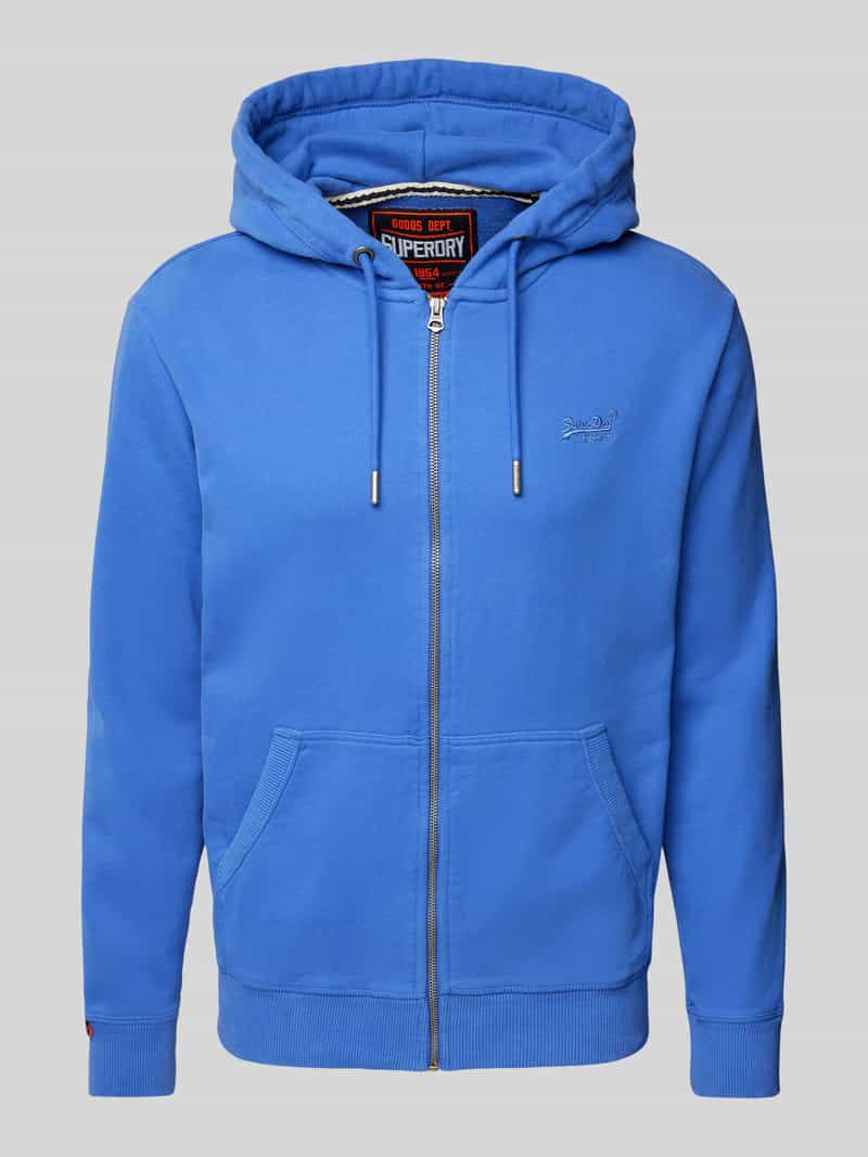 Bluza rozpinana z wyhaftowanym logo