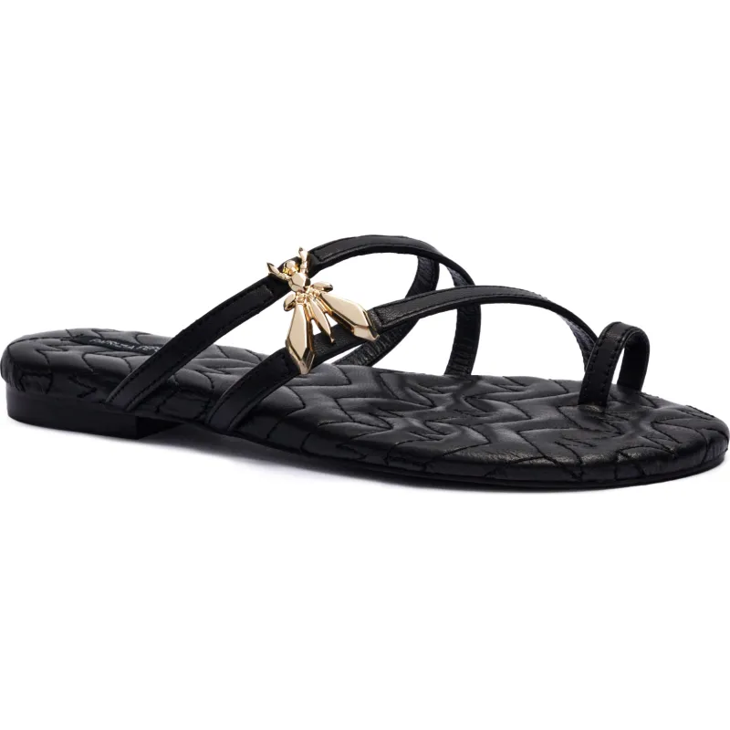 Patrizia Pepe Skórzane klapki