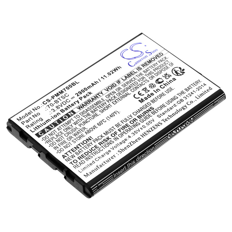 Point Mobile PM70 / 70-BTSC 2900mAh 11.02Wh Li-Ion 3.8V (Cameron Sino)