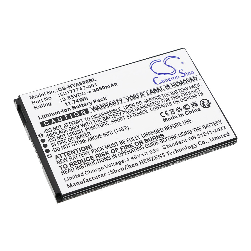Honeywell ScanPal EDA5S / 50177747-001 3050mAh 11.74Wh Li-Ion 3.85V (Cameron Sino)