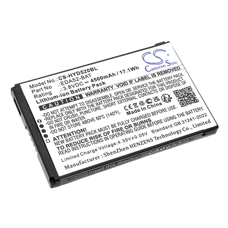 Honeywell ScanPal EDA52 / EDA52-BAT 4500mAh 17.10Wh Li-Ion 3.8V (Cameron Sino)