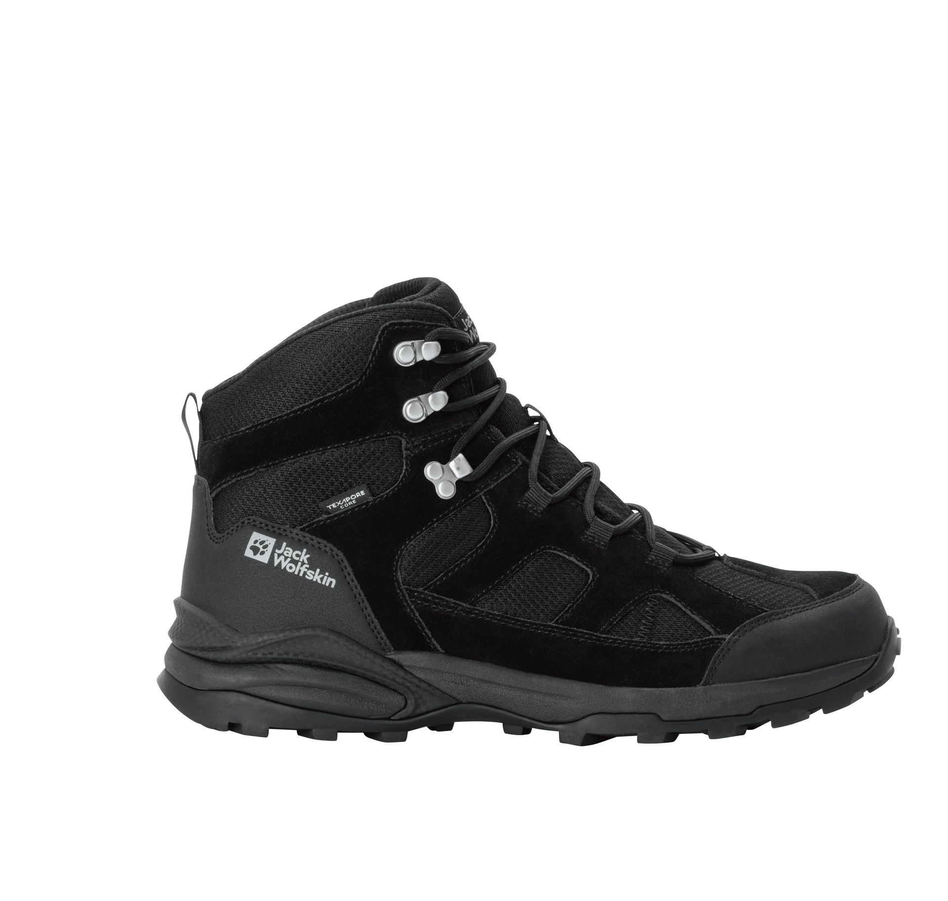 Męskie buty trekkingowe Jack Wolfskin TRAIL HIKER TEXAPORE MID M black - 39,5