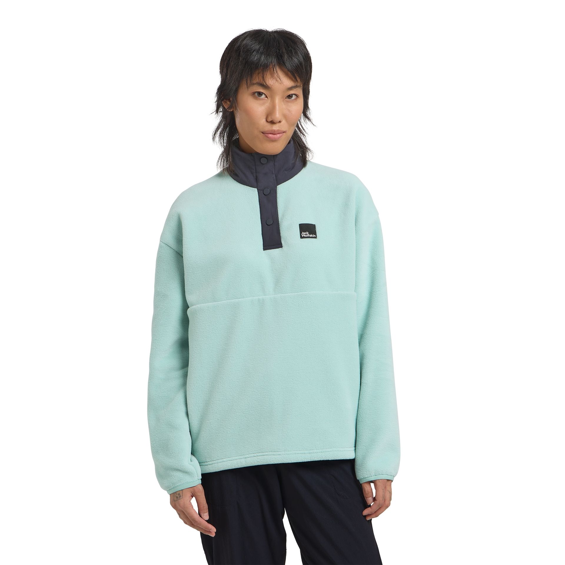 Damska bluza polarowa Jack Wolfskin SUMETRO HZ W soft jade - XS