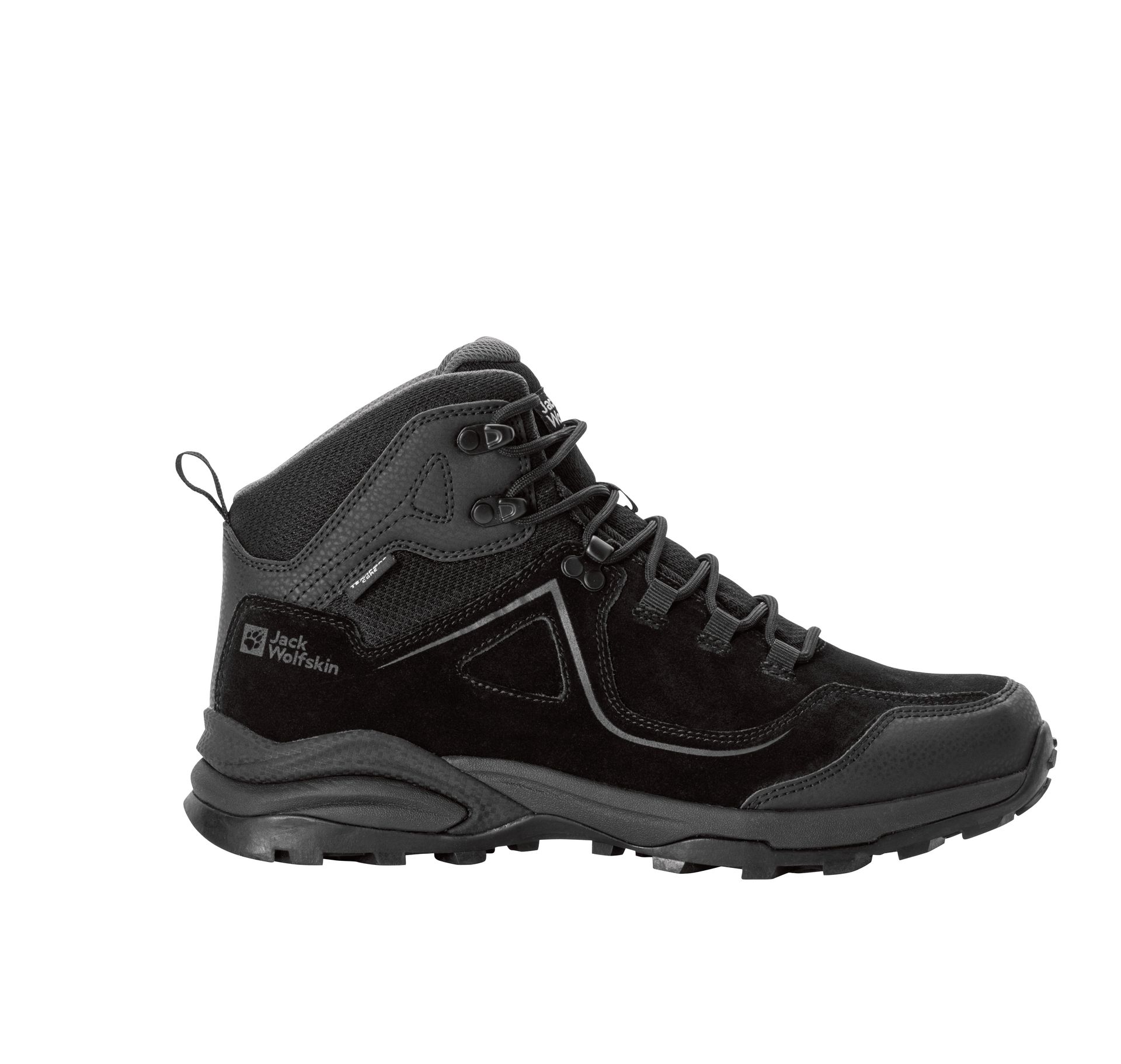 Męskie buty na wędrówki Jack Wolfskin SUNSET HIKE TEXAPORE MID M black - 39,5