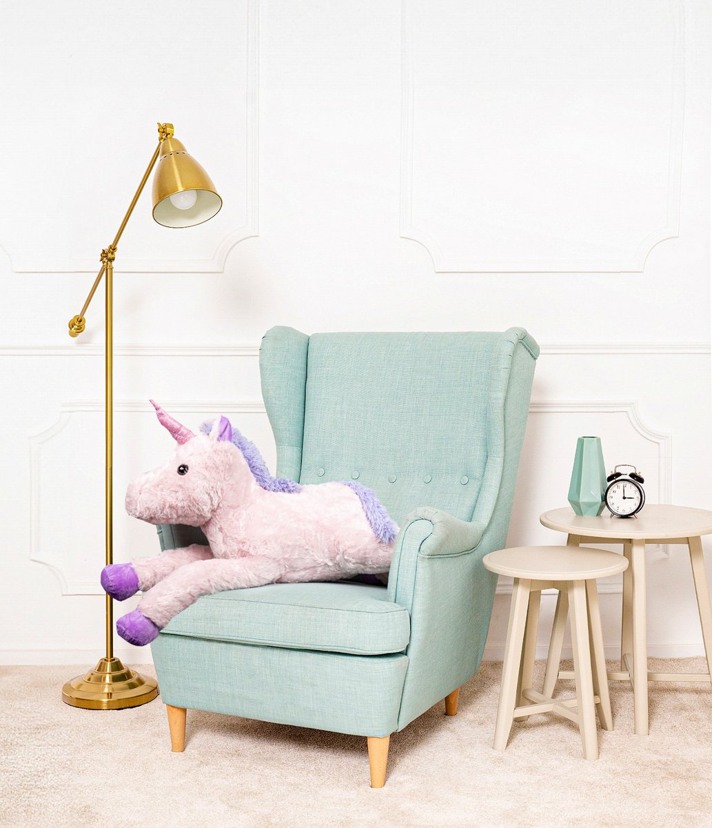 DUŻY WIELKI MIŚ JEDNOROŻEC PLUSZOWY ZABAWKA PRZYTULANKA 100cm RÓŻOWY