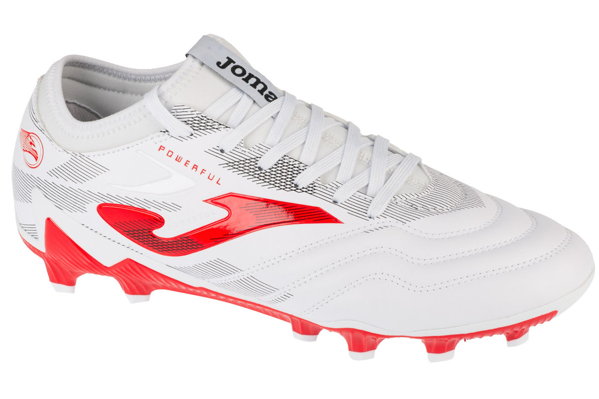 Joma Powerful 2502 FG POWS2502FG, Męskie, buty piłkarskie - korki, Biały