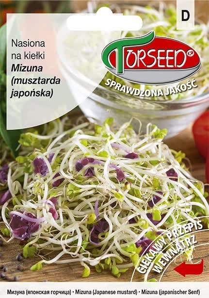 Mizuna, nasiona na kiełki 5g - Torseed