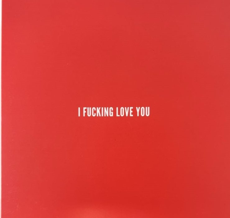 Kartka walentynkowa I Fucking Love You- scribbler