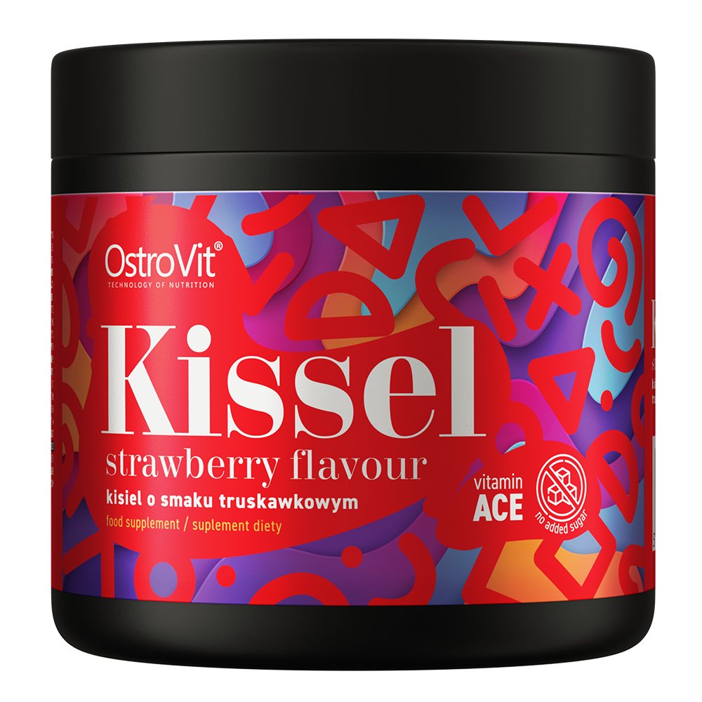 OstroVit Kissel strawberry flavour - Kisiel truskawkowy 200 g - Żywność