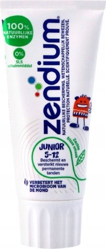 Pasta do zębów dla dzieci 5-12 lat Zendium Junior łagodny smak 50ml