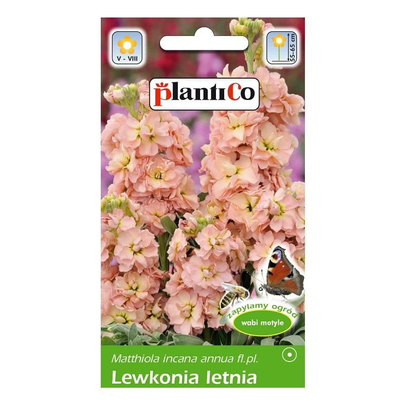 LEWKONIA letnia ŁOSOSIOWA Bara nasiona kwiatów 0,5g