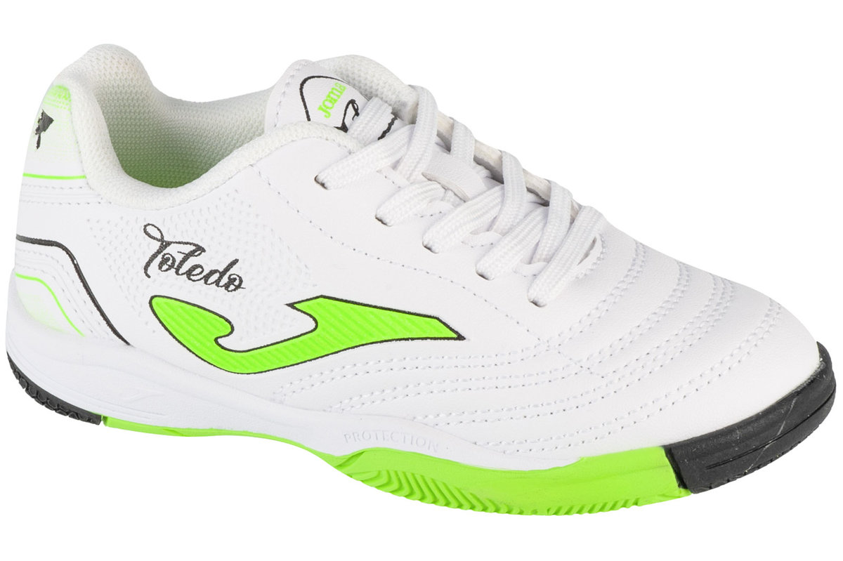 Joma Toledo Jr 2502 IN TOJS2502IN, dla chłopca, buty halowe - halówki, Biały