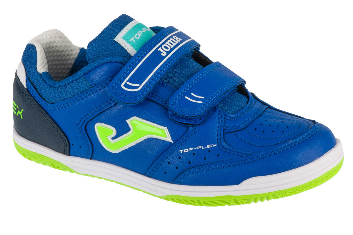 Joma Top Flex Jr 2504 IN TPJS2504INV, dla chłopca, buty halowe - halówki, Niebieski