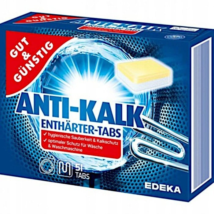 G&G Anti-Kalk Entharter 51 Tabs 765g (tabletki do czyszczenia pralki)
