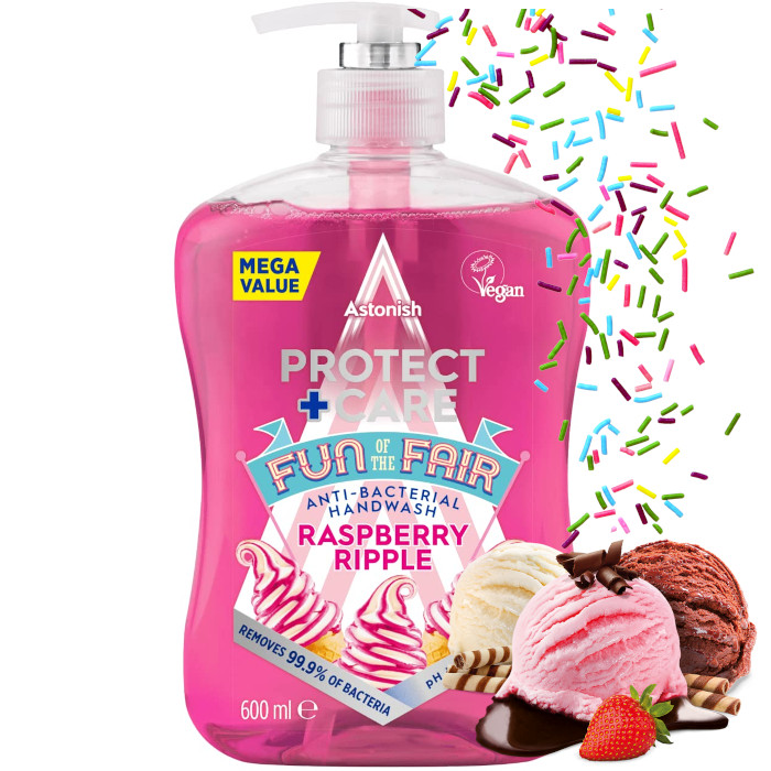 Astonish Fun Fair Raspberry Ripple 600ml (mydło w płynie)