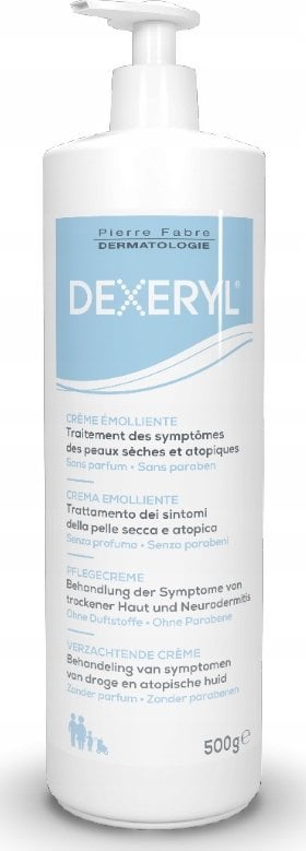 Ducray Dexeryl Emollient Kreminis Dry Skin 2x, 500g