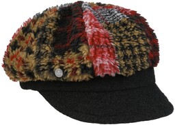 Czapka Kaszkiet Mikola Fluffy by Lierys, szaro-żółty, One Size